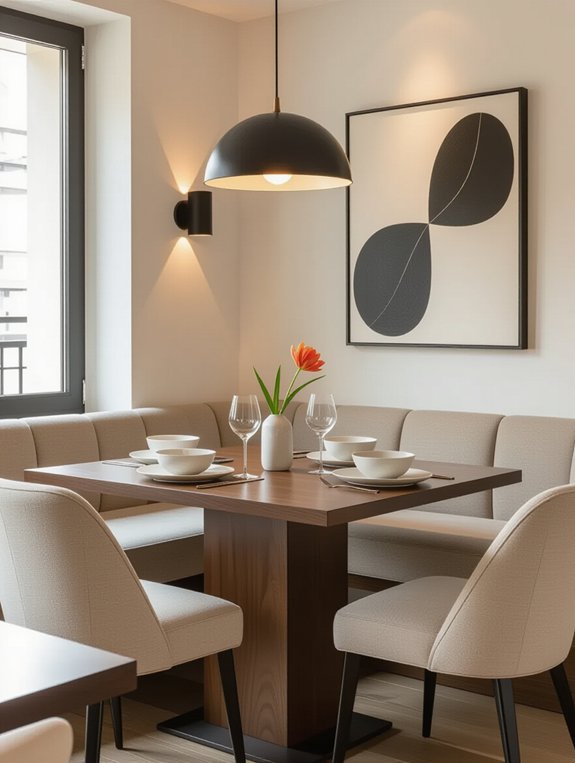 maximize small dining space