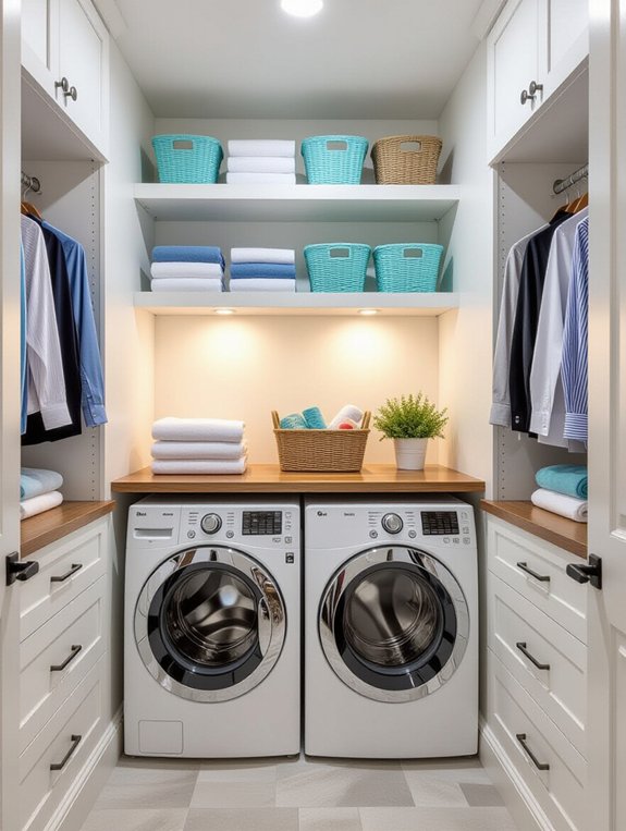 maximize small laundry space