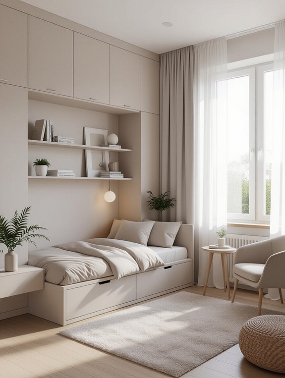 maximize space minimize clutter