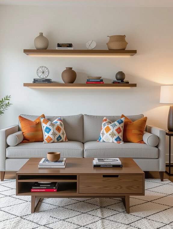 maximize space with hidden storage