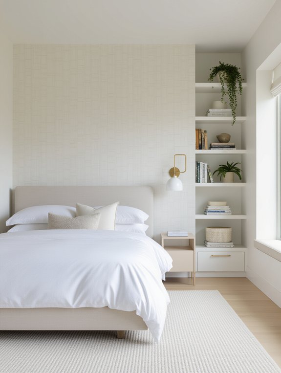 maximize space with shelving