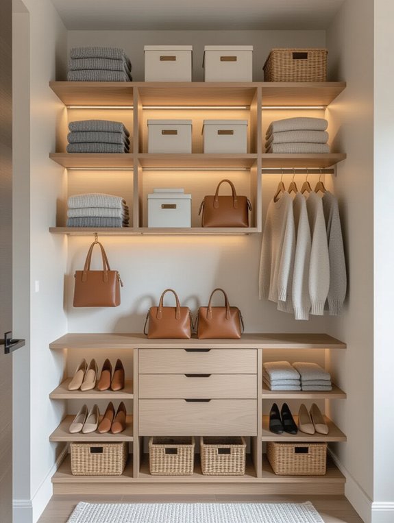 maximize vertical storage options