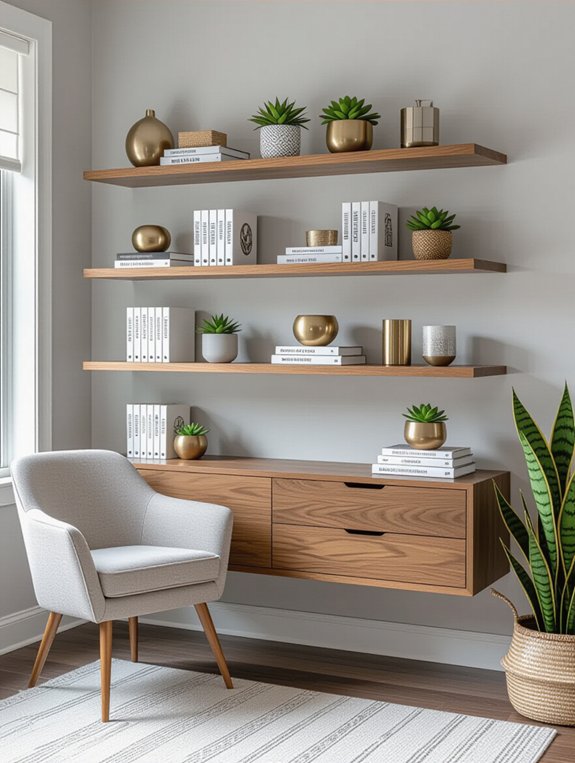 maximize wall space aesthetically