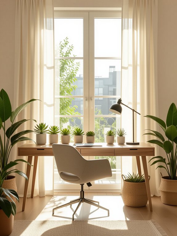 maximizing natural office light