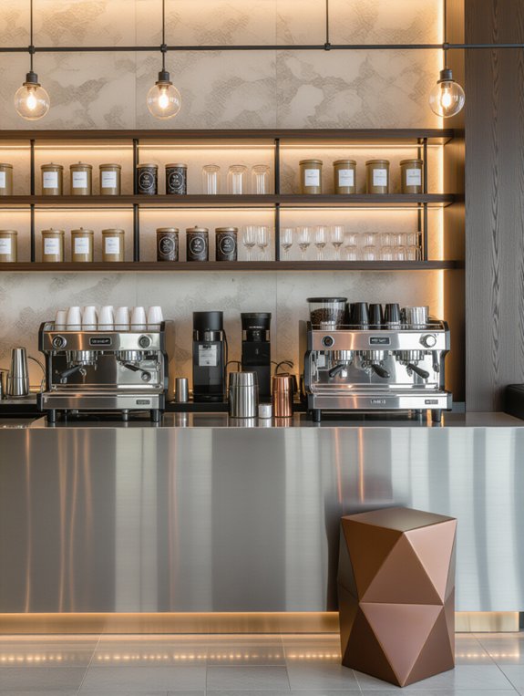 metallic finishes elevate style