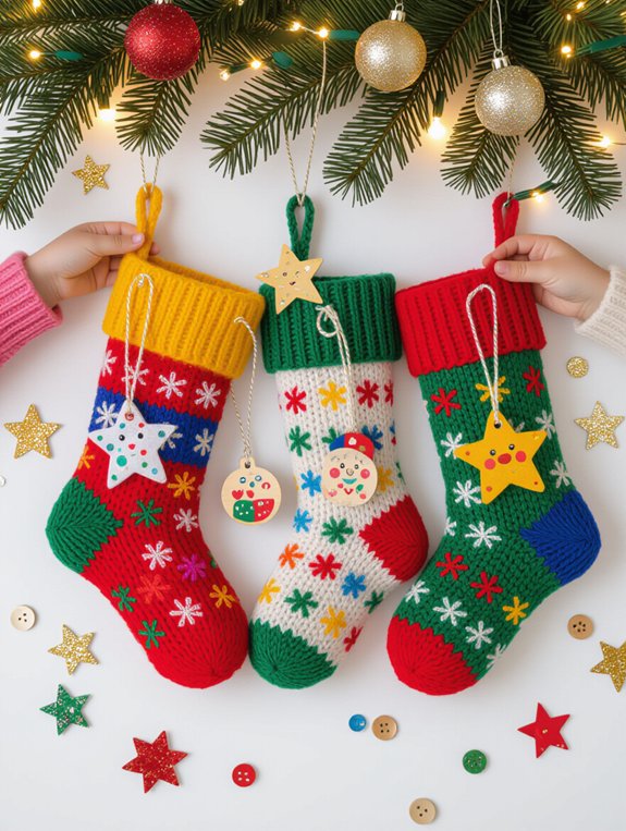 mini stockings ornament project