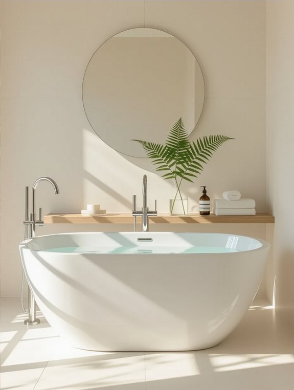 minimalist bathroom accessory design