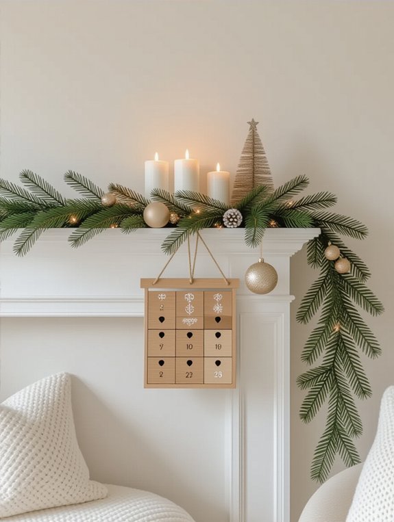 minimalist holiday countdown ideas