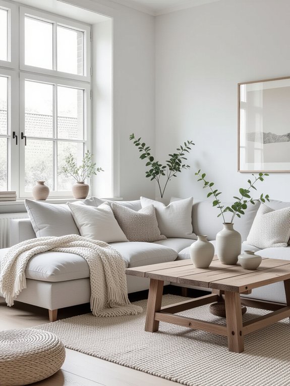 minimalist scandinavian neutral design
