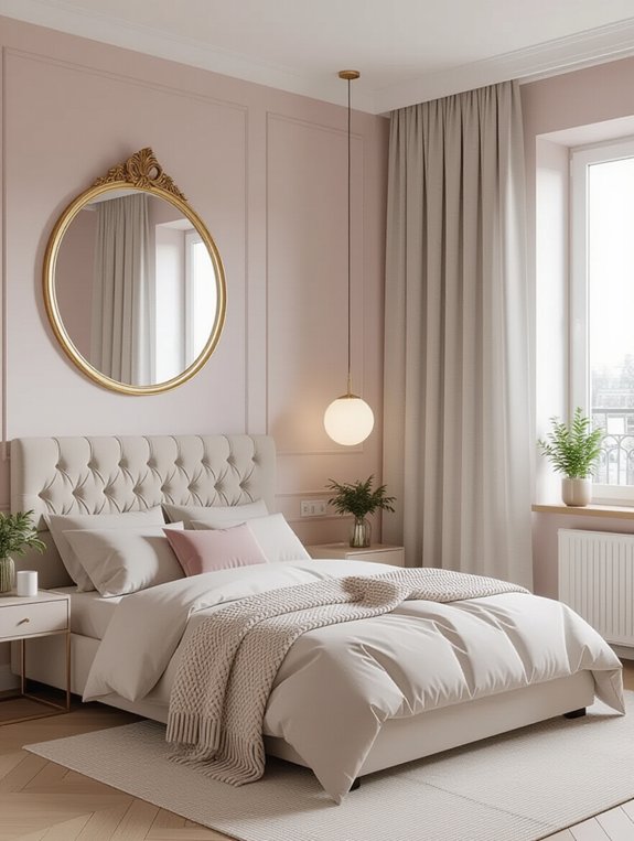 mirrors enhance small spaces