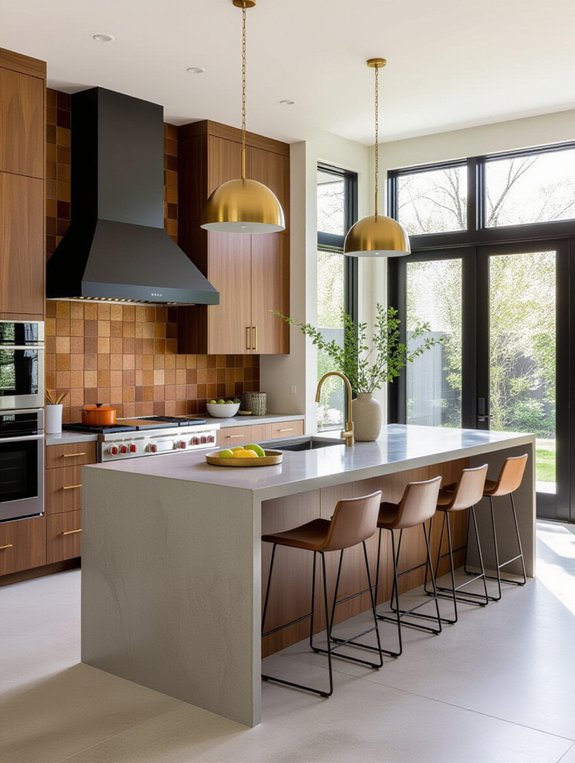 mixed materials kitchen design