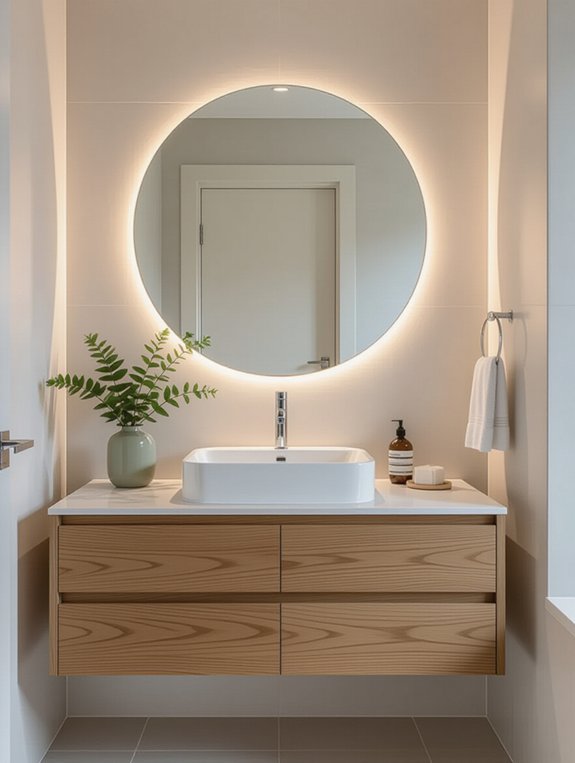 modern elegance in bathrooms
