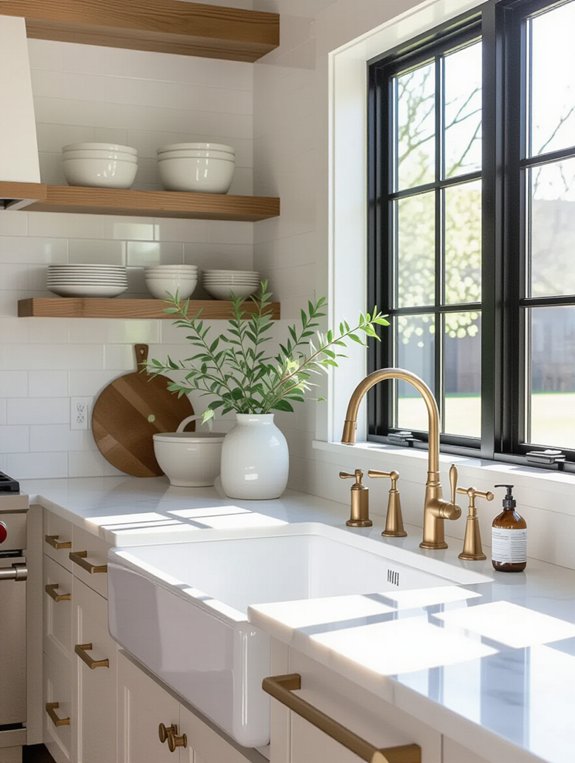 modern farmhouse sink elegance