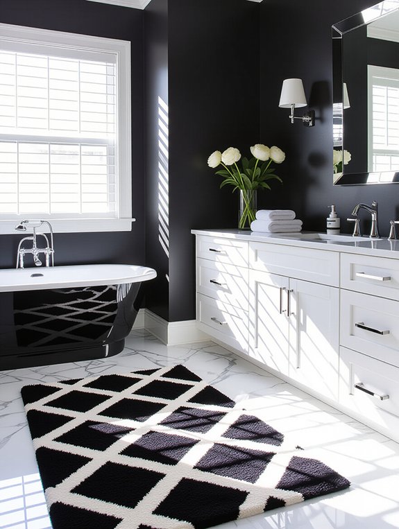 modern rugs enhance decor