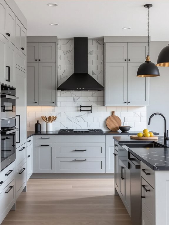 monochromatic kitchen elegance achieved
