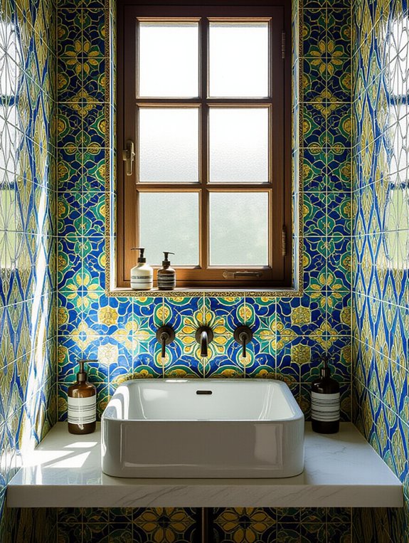 mosaic tile wallpaper designs