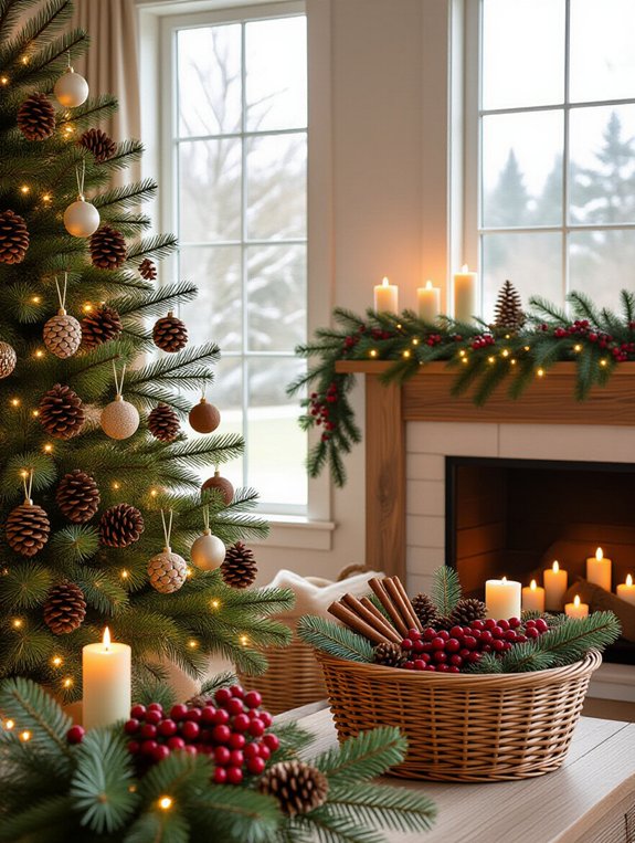 natural elements for decorating