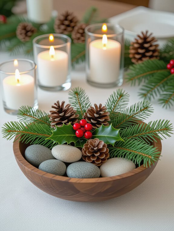 natural festive centerpiece ideas