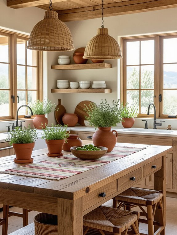 natural materials enhance warmth