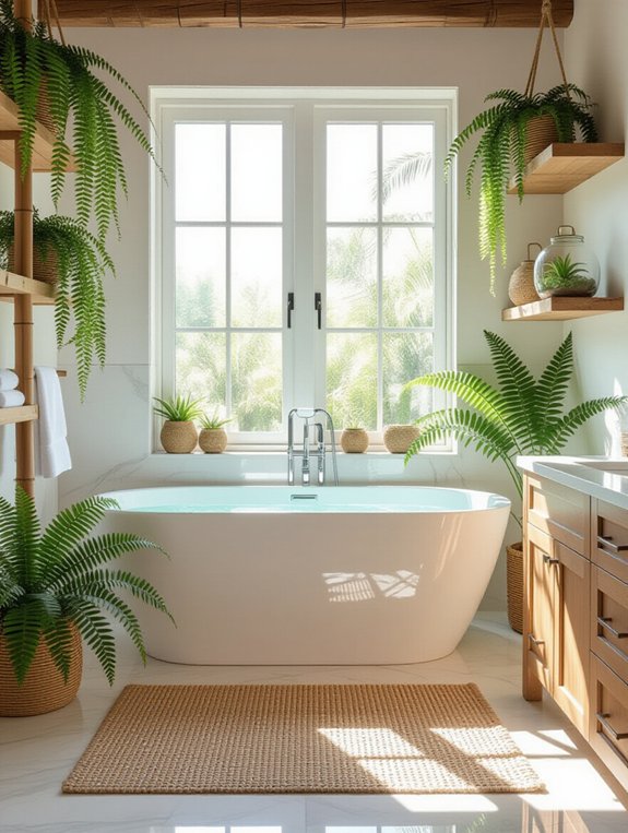 nature inspired bathroom design