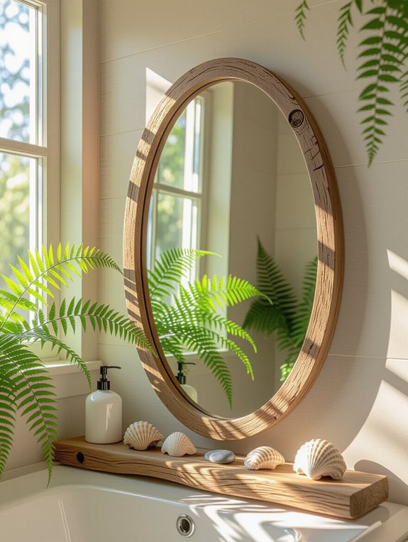 nature inspired bathroom oasis