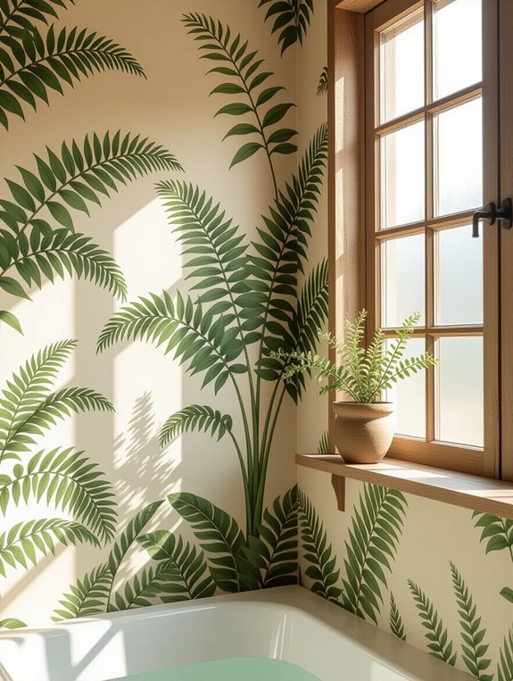 nature inspired bathroom retreat
