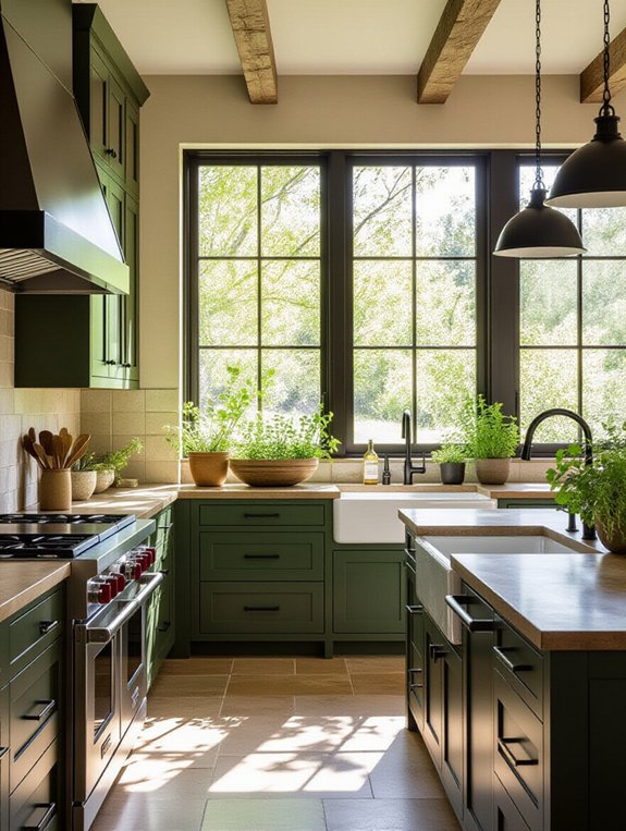 nature inspired kitchen design