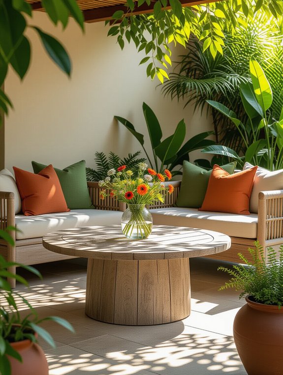 nature inspired living room decor