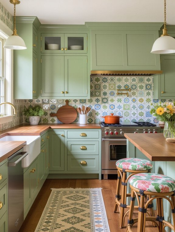 nostalgic modern kitchen design