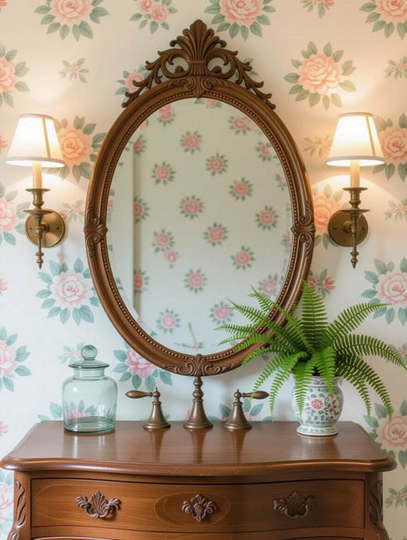 nostalgic vintage bathroom decor