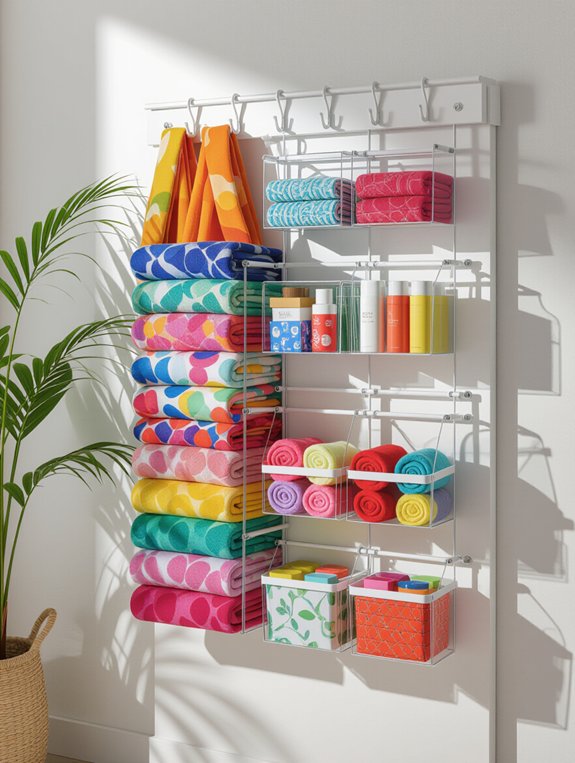 optimize closet door storage
