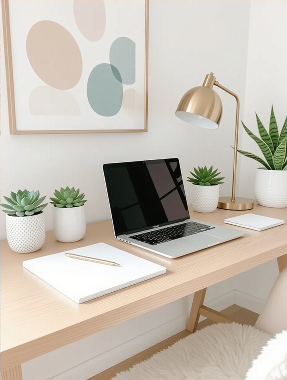 organize and declutter workspace