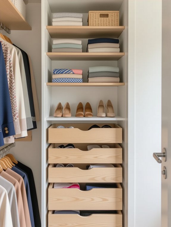 organize drawers with dividers