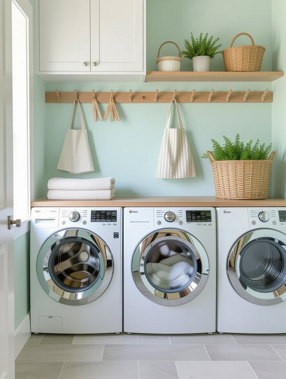 organize laundry room efficiently