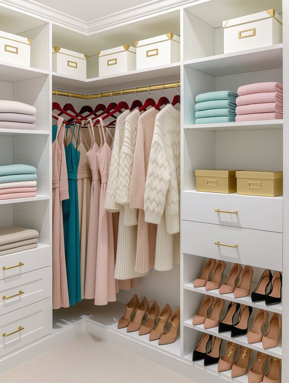 organized closet storage solutions