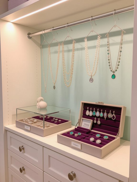 organized jewelry storage solution