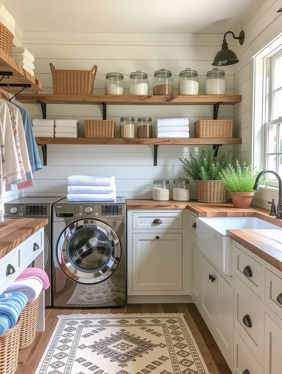 organized laundry room essentials