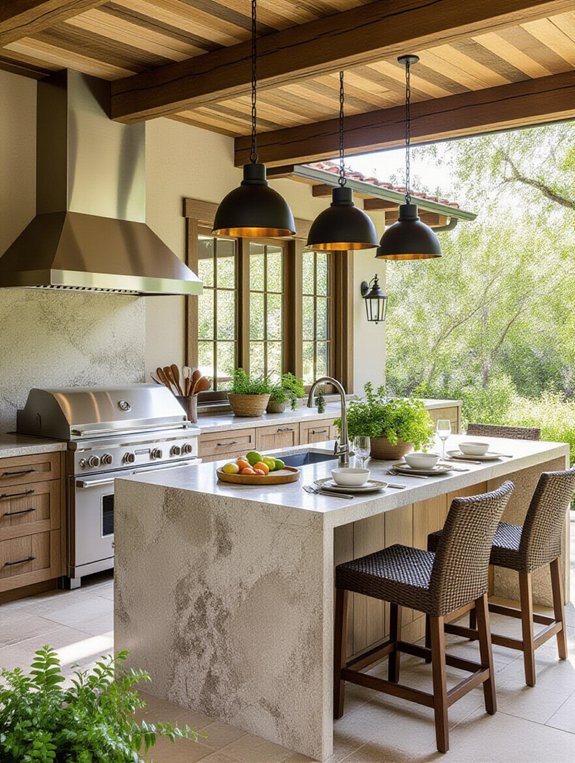 outdoor dining essentials included