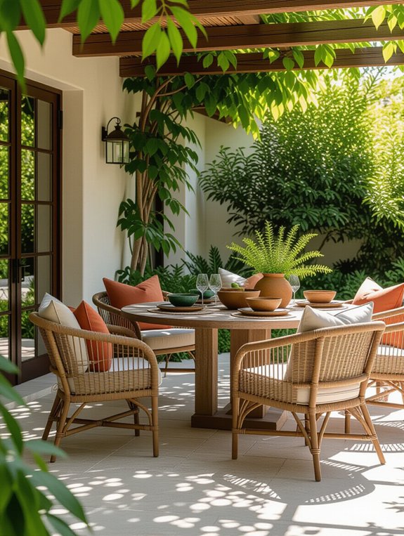 outdoor inspired comfortable seating