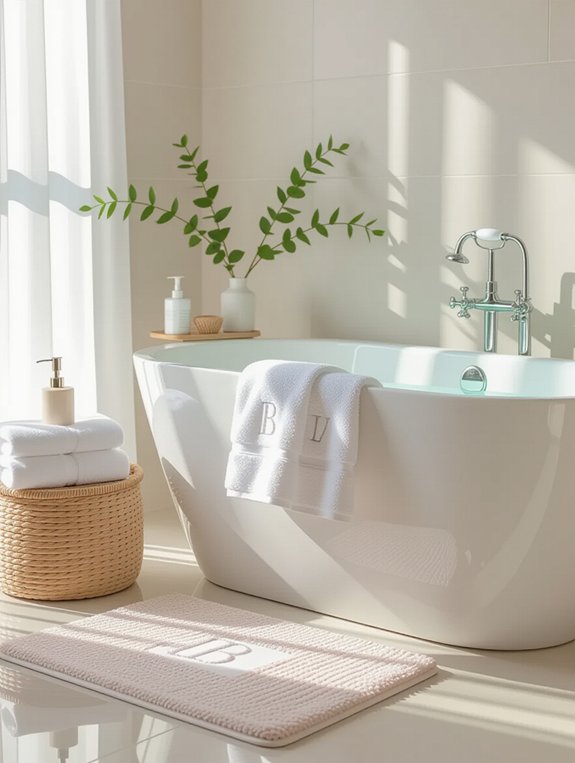 personalized bathroom accessories decor