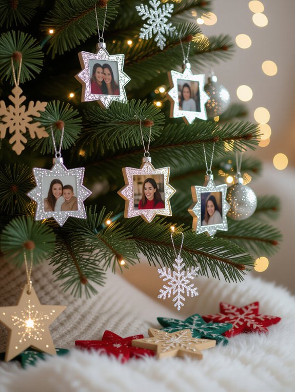 personalized holiday photo ornaments