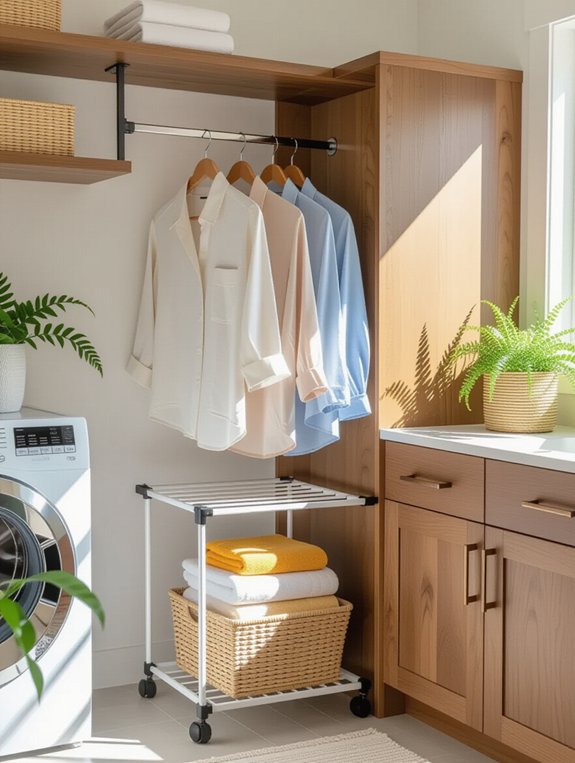pull out drying rack solution