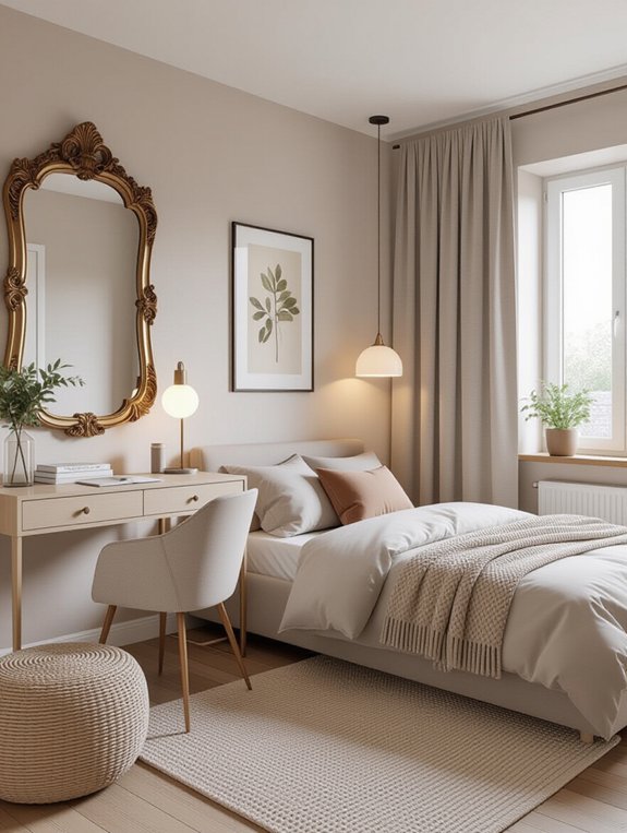 reflective depth in bedrooms