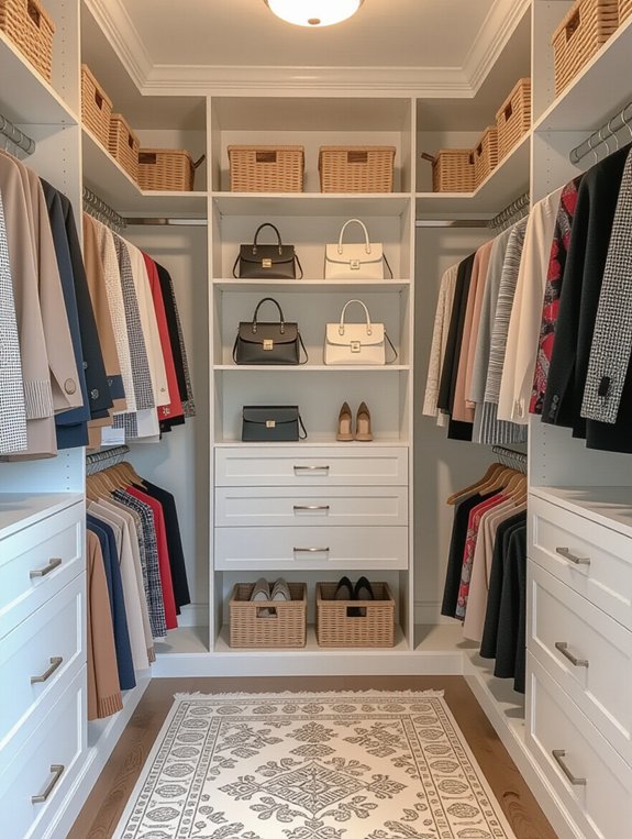 regular closet organization routine