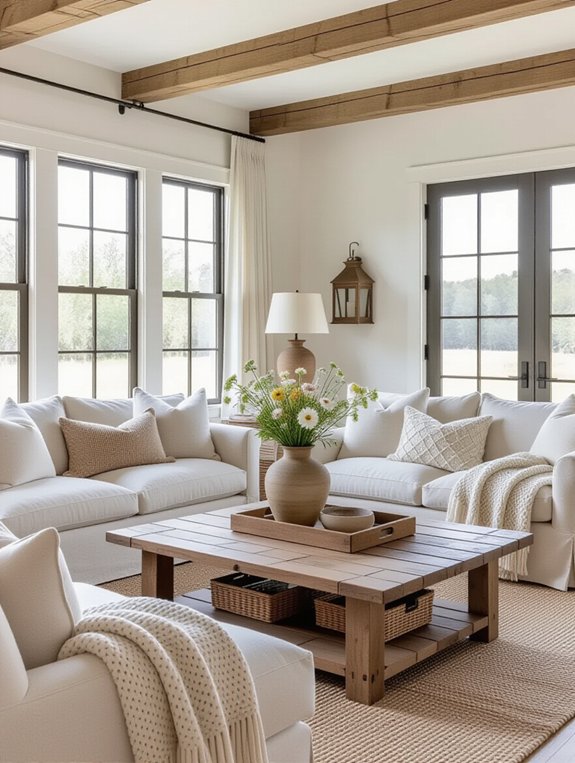 rustic charm with accents