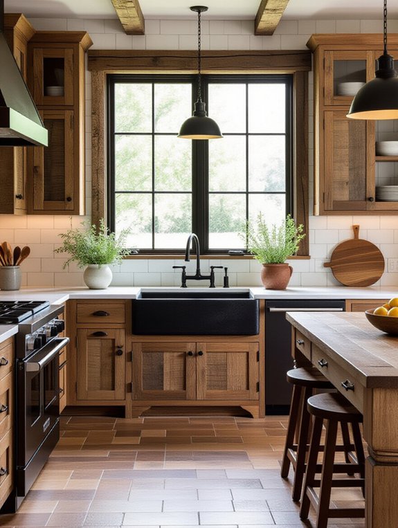 rustic reclaimed wood elegance