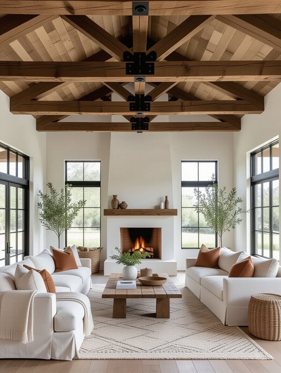 rustic sophistication in ceilings