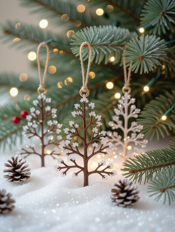 rustic twig christmas ornaments