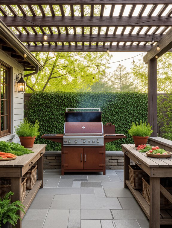 rustic wood fired grill essentials