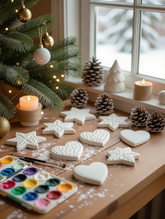 salt dough ornament crafting